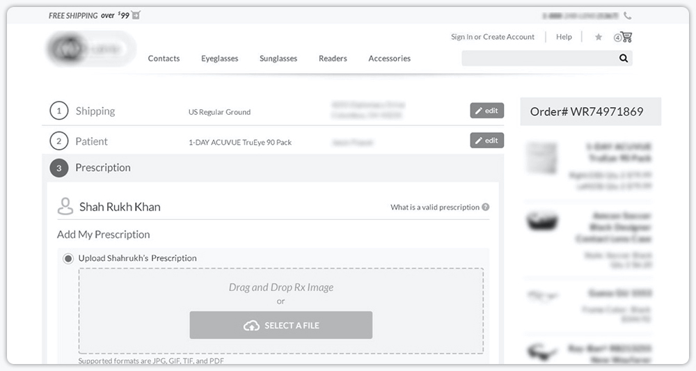 checkout no rx table
