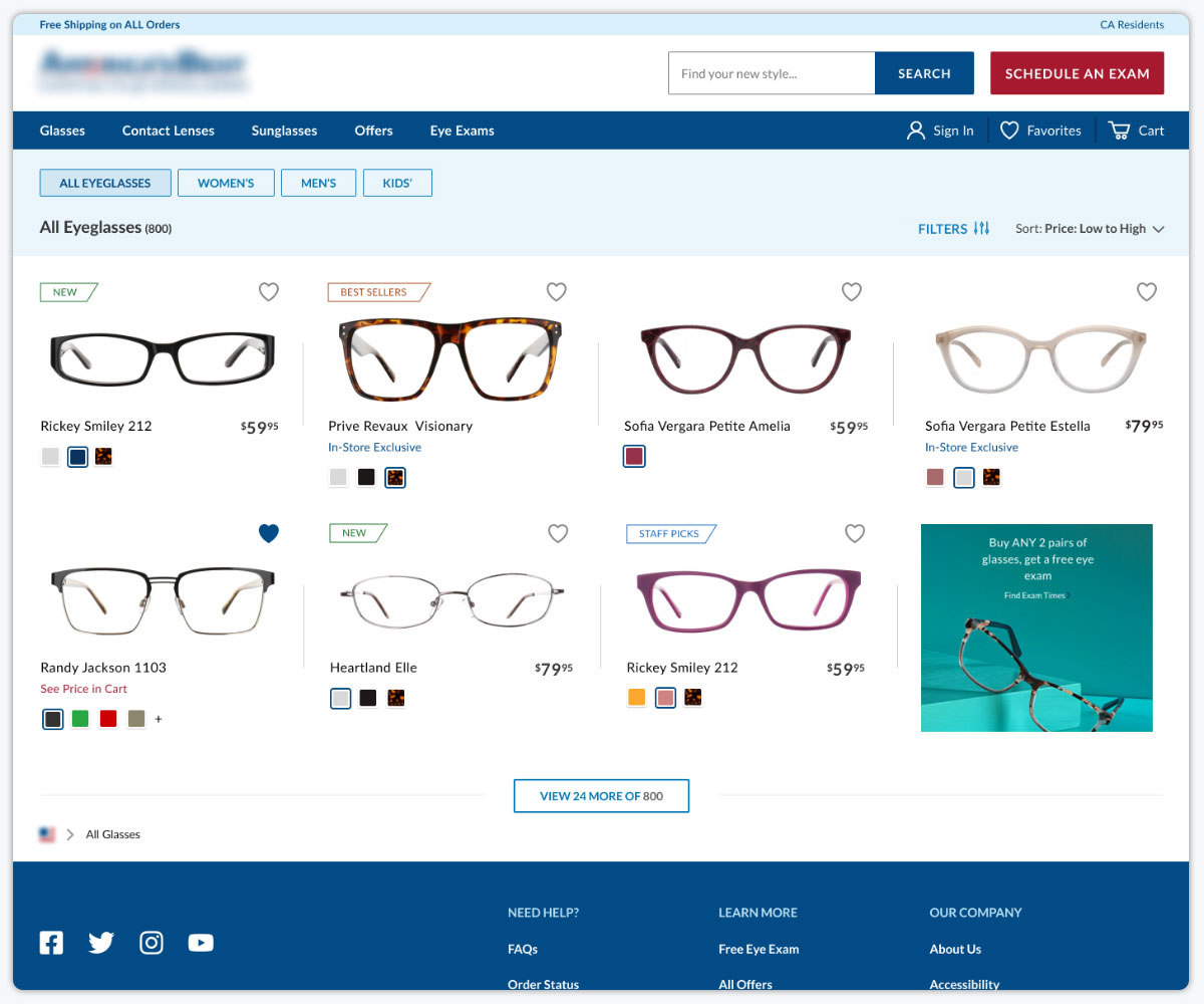 product list page new